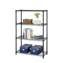 Adjustable DIY Wrought Iron Magazine Rack Shelf for Home Storage